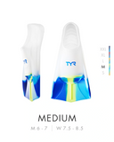 Tyr stryker silicone 2024 fins size chart