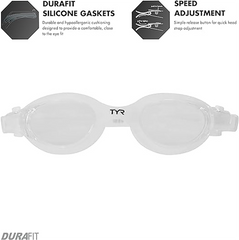 TYR Vesi™ Adult Goggles (Clear/Clear)