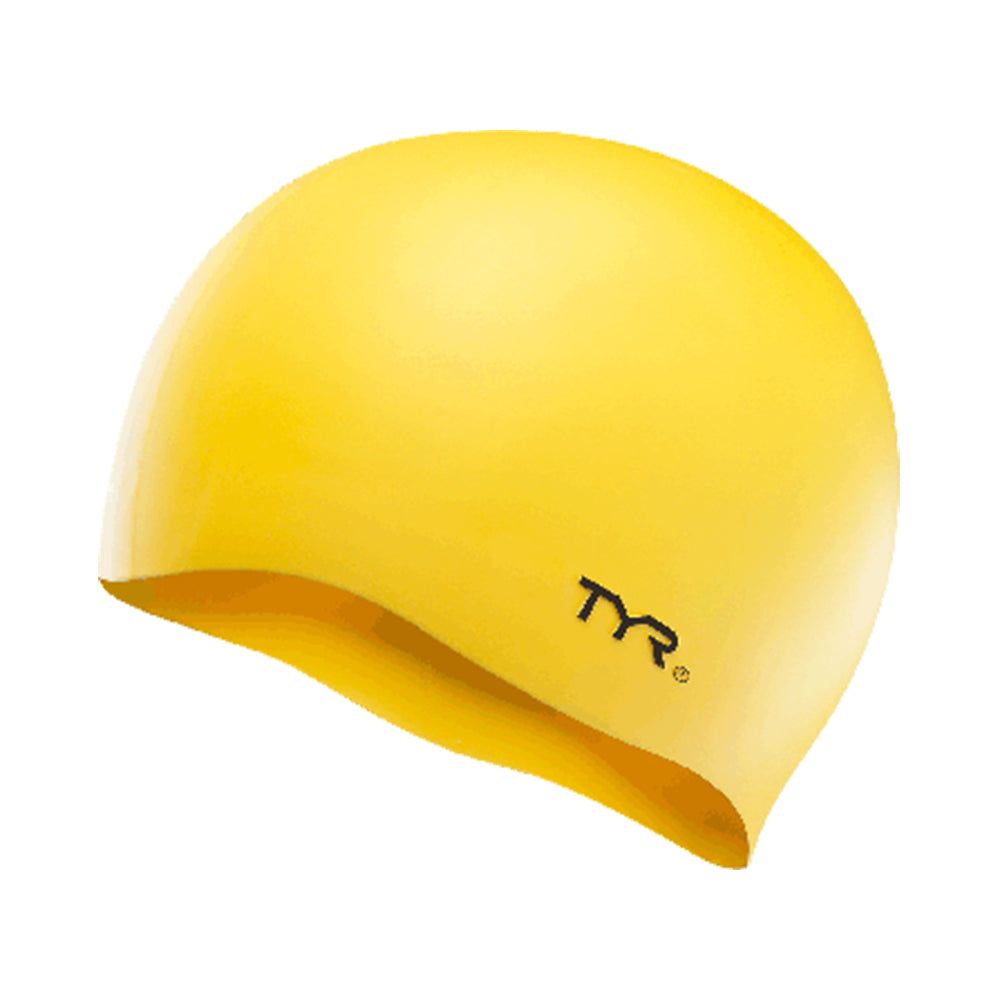 TYR Adult Silicone Wrinkle-Free Swim Cap