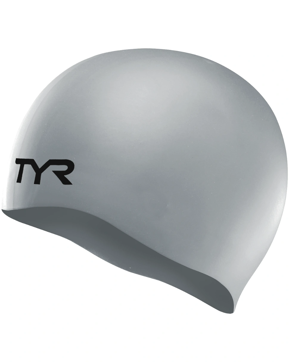 TYR Adult Silicone Wrinkle-Free Swim Cap
